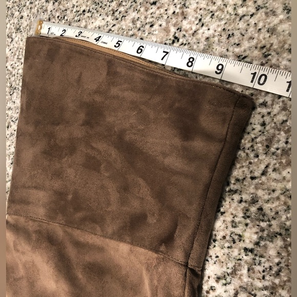 Journee Collection Over The Knee Heeled Boots Wide Calf Vegan Leather Size 10WC - Picture 10 of 16